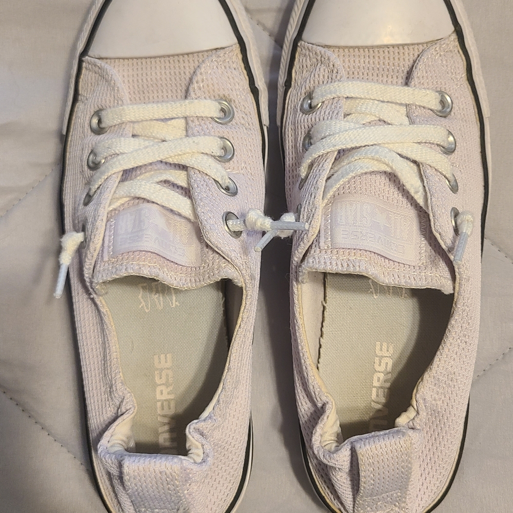 Converse Cream Low-Top Sneakers